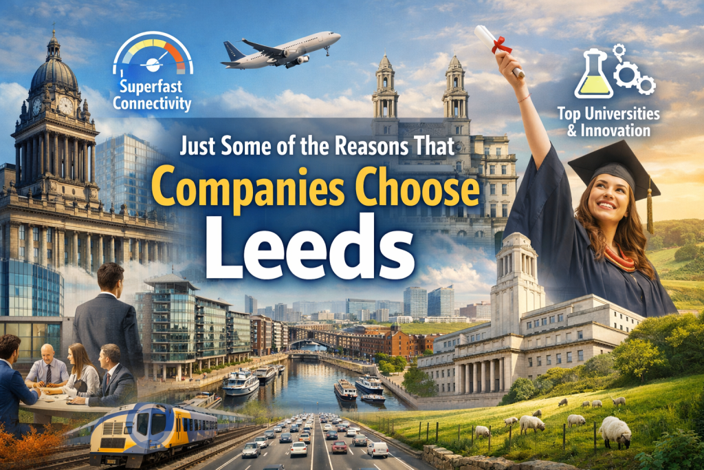 Just some of the reasons that companies choose Leeds.